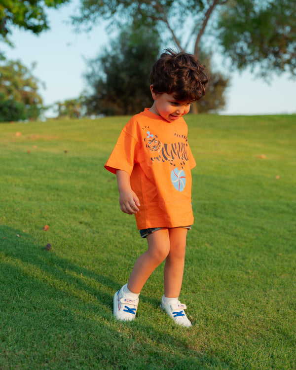 ORANGE TIGER T-SHIRT