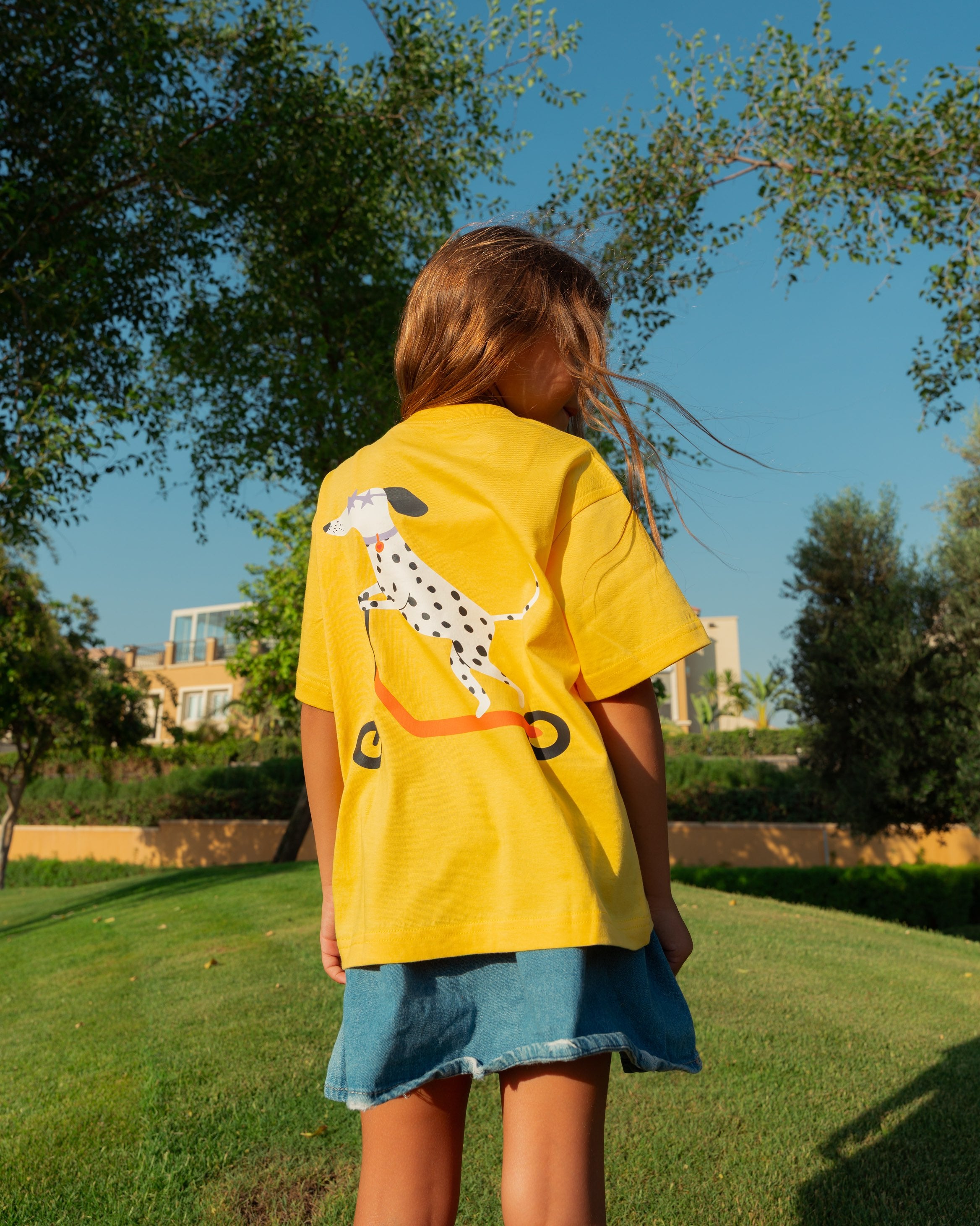 YELLOW SKATE DOG T-SHIRT Secondary image
