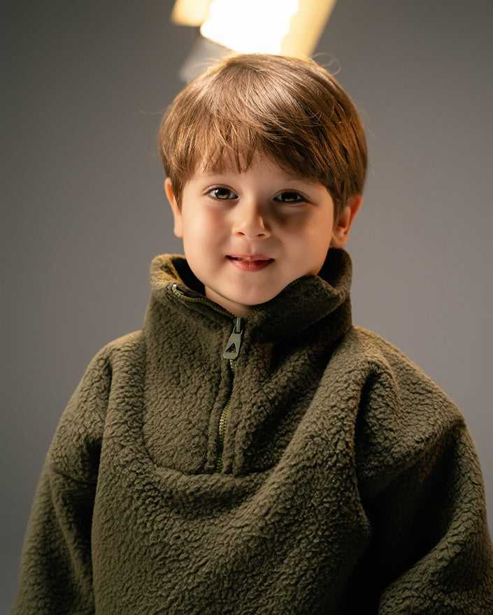 Olive Quarter-Zip Secondary image