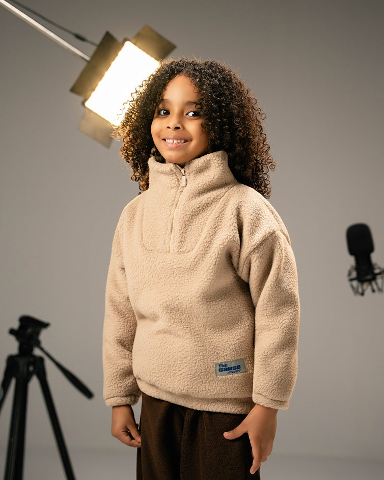 Beige Quarter-Zip Main image