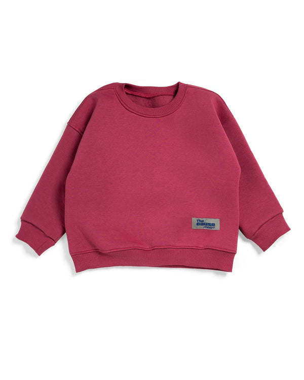 Maroon Pink Melton Set