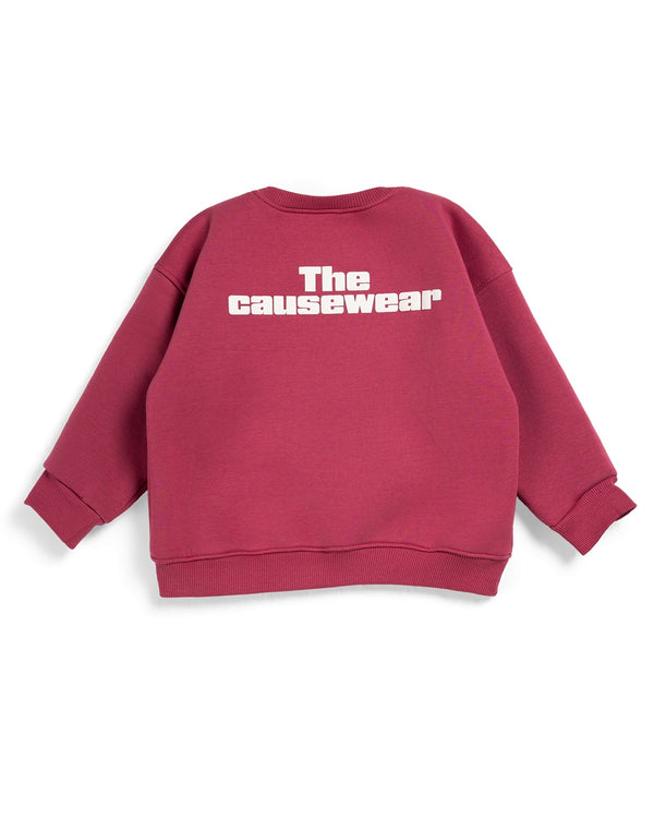 Maroon Pink Melton Set
